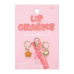 Gummy Bear Lip Gloss Charms 3pc Set Y2K Cute Kawaii Keychain Charm NWT